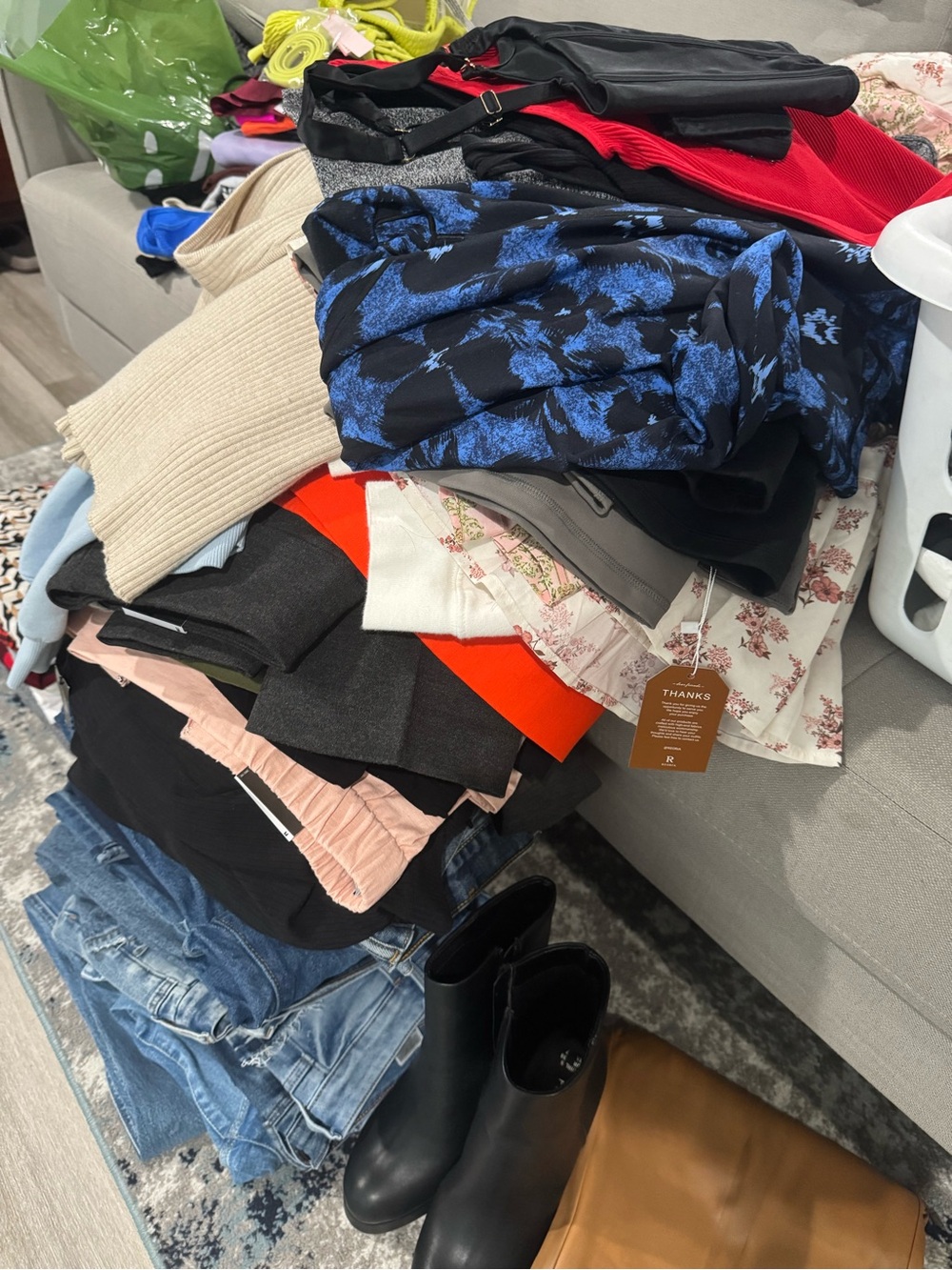Closet Clean Out - So many clothes and shoes going up right now.